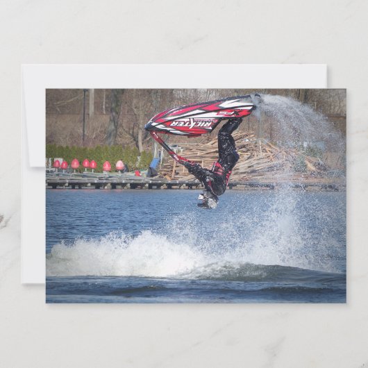 ジェットスキー-招待状 招待状 (正面)