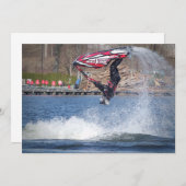 ジェットスキー-招待状 招待状 (正面/裏面)