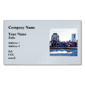 ジェットスキーbyコルゲートクロック マグネット名刺 (正面)