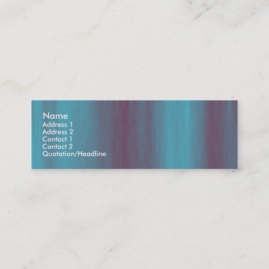 ジェットストリーム スキニー名刺 (正面)