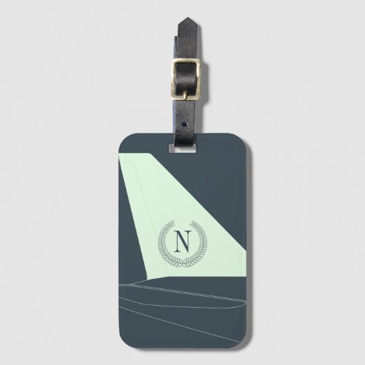 ジェットセッター ラゲッジタグ (正面縦)