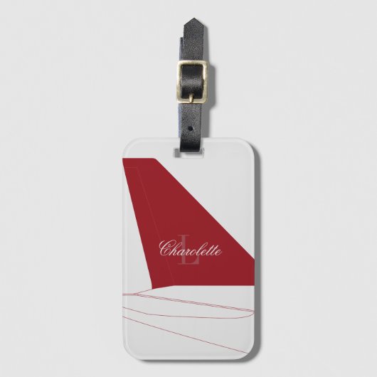 ジェットセッター ラゲッジタグ (正面縦)