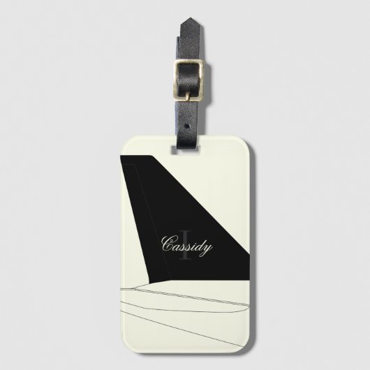 ジェットセッター ラゲッジタグ (正面縦)