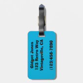 ジェットセットガールラゲッジタグ ラゲッジタグ (裏面縦)