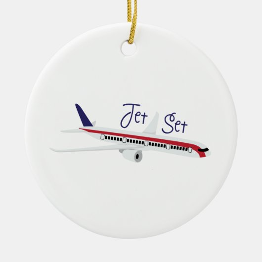 ジェットセット セラミックオーナメント (正面)