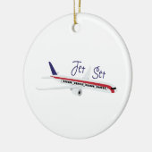 ジェットセット セラミックオーナメント (左)