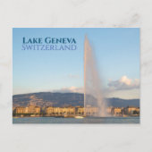 ジェットドゥージュネーブウォーターファウンテンポストカード ポストカード (正面)