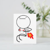 ジェットパックガイ ポストカード (スタンド正面)