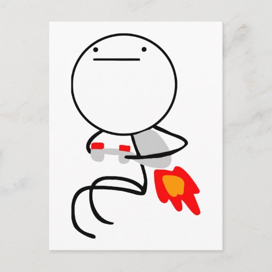 ジェットパックガイ ポストカード (正面)