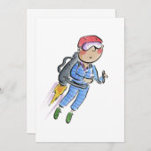 ジェットパック 招待状 (正面/裏面)