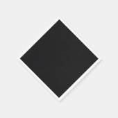 ジェットブラック無地 スタンダードカクテルナプキン (角)