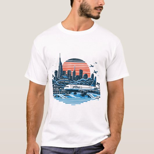 ジェットブルー航空 Tシャツ (正面)