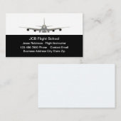 ジェットプラン航空学校テーマ名刺 名刺 (正面/裏面)