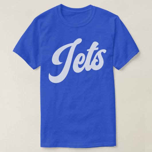 ジェットレトロニューヨークジェッツ Tシャツ (デザイン正面)