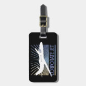 ジェット企業の航空機 ラゲッジタグ (正面縦)