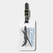 ジェット企業の航空機 ラゲッジタグ (正面縦)