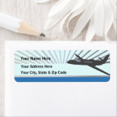 ジェット企業の航空機 ラベル (インサイチュ)