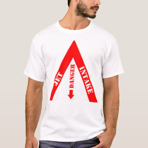 ジェット吸気口 – 危険シャツ Tシャツ