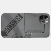 ジェット戦闘機機体(救助) Case-Mate iPhoneケース (裏面(横))