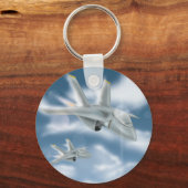 ジェット戦闘機 キーホルダー (正面)