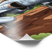 ジェット戦闘機 フォトプリント            (角)