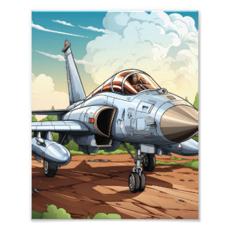 ジェット戦闘機 フォトプリント           