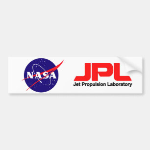ジェット推進の実験室 バンパーステッカー