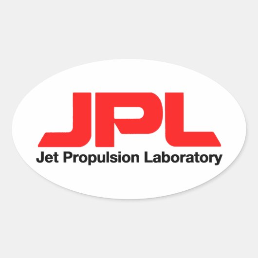 ジェット推進研究所 楕円形シール (正面)