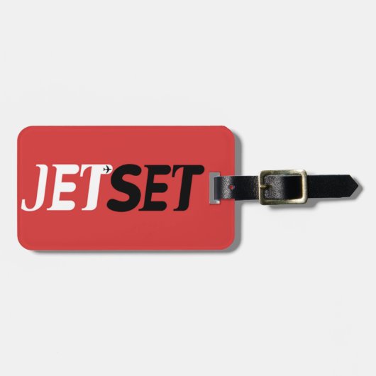 ジェット族旅行 ラゲッジタグ (正面横)