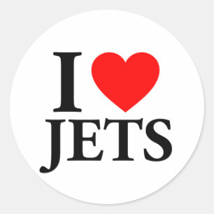 ジェット機が大好き ラウンドシール