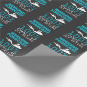 ジェット機のスキーギフト-休暇旅行のビーチの週末 ラッピングペーパー (角)