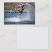 ジェット機のスキー-名刺 名刺 (正面/裏面)