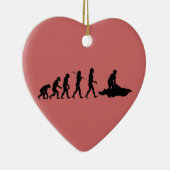 ジェット機のスキーJetskiingのウォーター・スポーツ セラミックオーナメント (右)