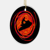 ジェット機のスキーSTYLEEEE セラミックオーナメント (右)