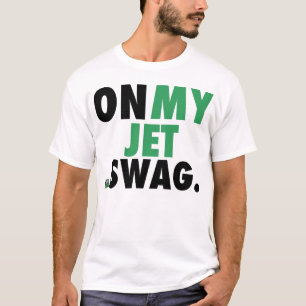 ジェット機のスワッグ(白い) Tシャツ