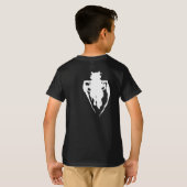 ジェット機のパックのアライグマ Tシャツ (裏面フル)