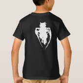 ジェット機のパックのアライグマ Tシャツ (裏面)