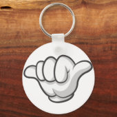 ジェット機のライフハンド キーホルダー (正面)