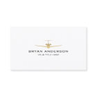 ジェット機の飛行機の名刺