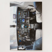 ジェット機コックピット ジグソーパズル (縦)