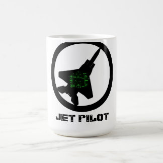 ジェット機操縦士のマグ コーヒーマグカップ