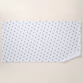 ジェット機飛行機飛行機 ビーチタオル (正面)