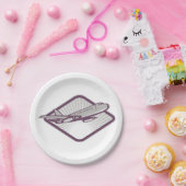 ジェット機 ペーパープレート (パーティー)