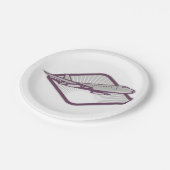 ジェット機 ペーパープレート (アングル)