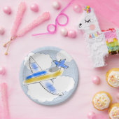 ジェット機 ペーパープレート (パーティー)
