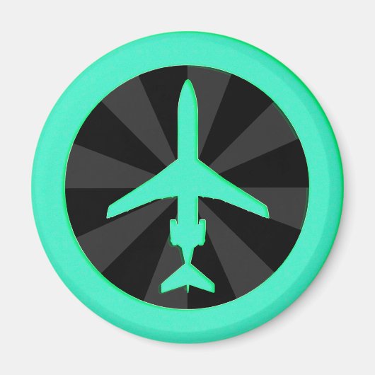 ジェット機 マグネット (正面)