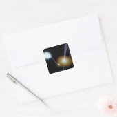 ジェット状の材料射撃、 発砲アウト スクエアシール (封筒)