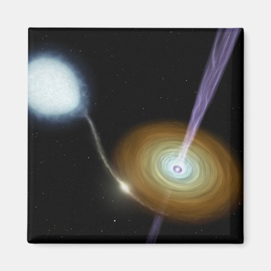 ジェット状の材料射撃、 発砲アウト マグネット (正面)