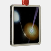 ジェット状の材料射撃、 発砲アウト メタルオーナメント (右)