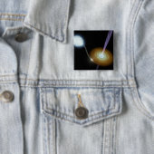 ジェット状の材料射撃、 発砲アウト 缶バッジ (インサイチュ)